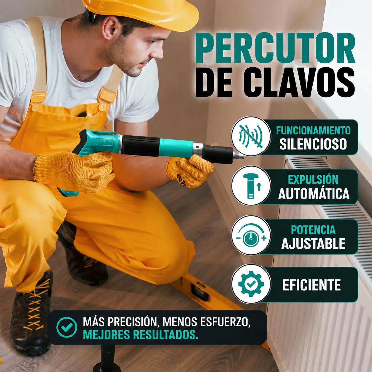 Pistola Clavos  Profesional + Kit Completo con Todos los Accesorios 🎁