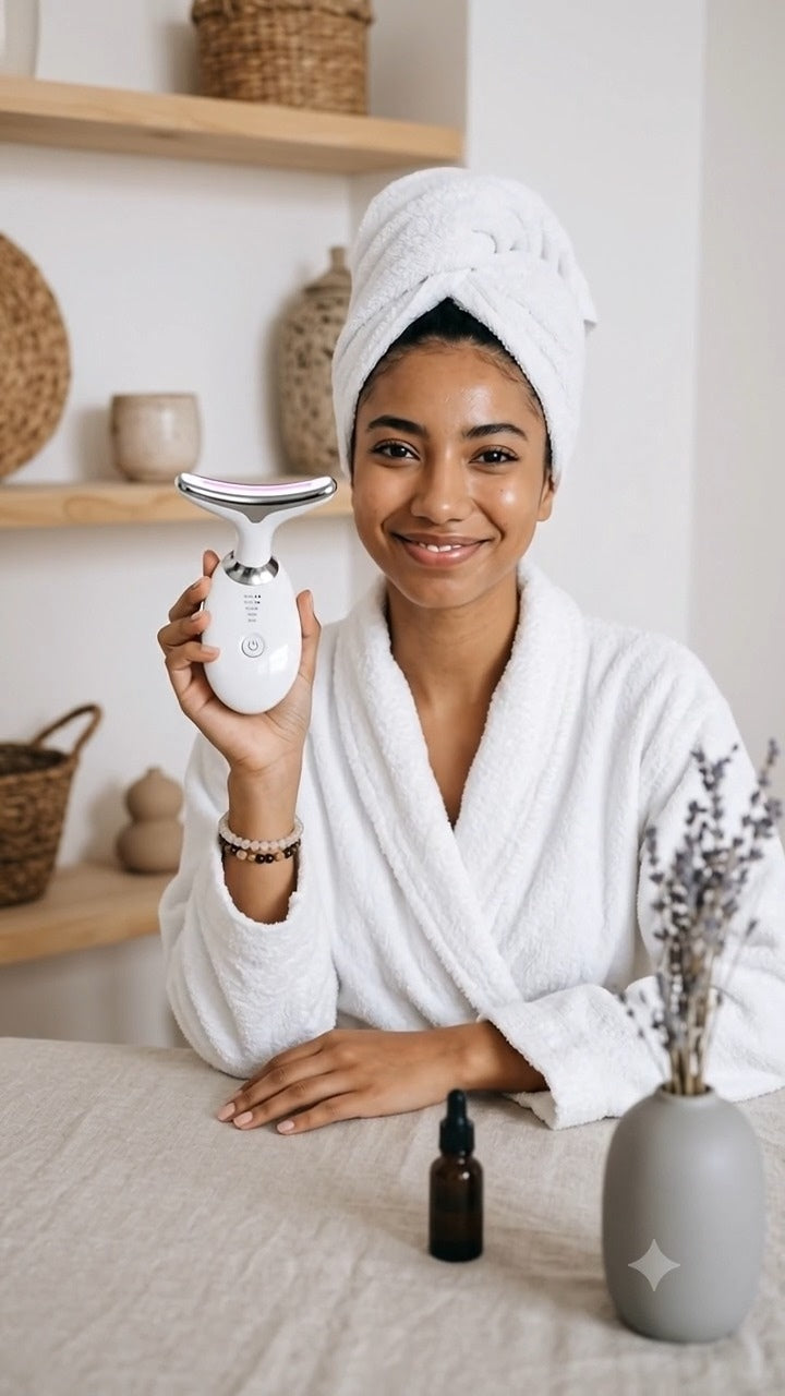 TONIFICADOR FACIAL 3 EN 1 - Tu aliado para una piel con apariencia más firme y definida.